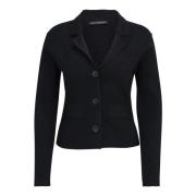 Glitter Gebreide Blazer Lange Mouw Betty Barclay , Black , Dames