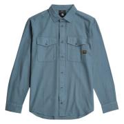 Marine Slim Fit Overhemd G-star , Blue , Heren