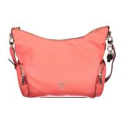 Roze Dames Schoudertas met Rits Guess , Pink , Dames