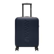 Trolley Small Blue K-Way , Blue , Unisex