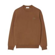 Heren Pullover Sweater Lacoste , Brown , Heren