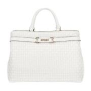 Stijlvolle Dames Tas Majka Guess , White , Dames