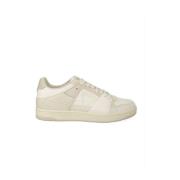 Lage leren sneakers - Beige Guess , Beige , Heren