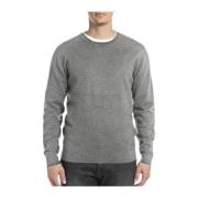 Mesh Style Medium Grey Melange Top Replay , Gray , Heren