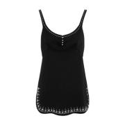 Elegante Zwarte Jurk Aw24 Paco Rabanne , Black , Dames