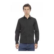 Slim Fit Front Button Shirt Baldinini , Gray , Heren