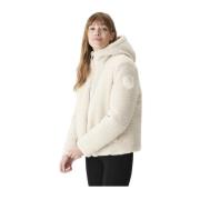 Omkeerbare Gala Jas - Beige, Met Capuchon Jott , Beige , Dames