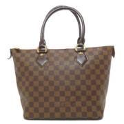 Pre-owned Canvas shoulder-bags Louis Vuitton Vintage , Brown , Dames