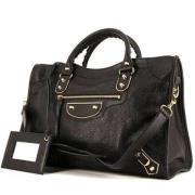 Pre-owned Leather balenciaga-bags Balenciaga Vintage , Black , Dames