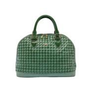 Pre-owned Suede handbags Bally Pre-owned , Green , Dames