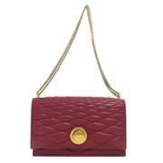 Pre-owned Leather shoulder-bags Bally Pre-owned , Red , Dames