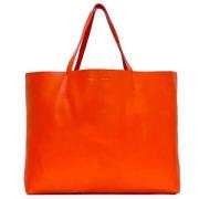 Pre-owned Leather totes Celine Vintage , Orange , Dames