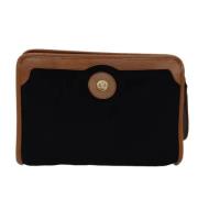 Pre-owned Suede clutches Valentino Vintage , Black , Dames