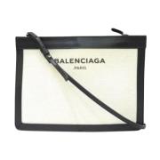 Pre-owned Leather balenciaga-bags Balenciaga Vintage , Beige , Dames