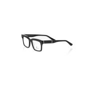 Geometrische Wayfarer Bril Zwarte Frame Frankie Morello , Black , Here...