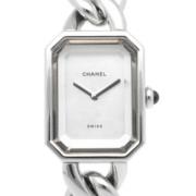 Pre-owned Stainless Steel watches Chanel Vintage , White , Dames