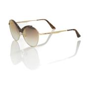 Vlinder Zonnebril Metalen Frame Beige Lens Frankie Morello , Beige , D...