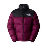 Retro Nuptse Jacket 1996 Zwart/Rood The North Face , Red , Heren