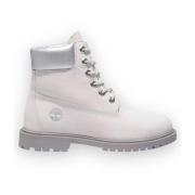 Waterdichte Leren Laarzen - Heritage Stijl Timberland , White , Dames