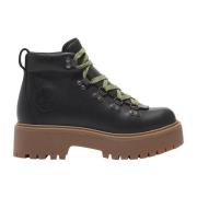 Zwarte Hiker-laarzen met plateau Timberland , Black , Dames