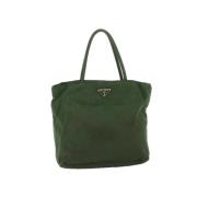 Pre-owned Nylon prada-bags Pourchet Paris , Green , Dames