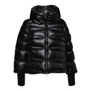 Down jacket in black nylon Baldinini , Black , Dames