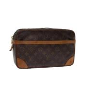 Pre-owned Canvas louis-vuitton-bags Louis Vuitton Vintage , Brown , Da...