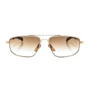 Rechthoekige Metalen Zonnebril Eyewear by David Beckham , Yellow , Her...