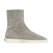 Grijze Suède Leren Sneakers Fear Of God , Gray , Heren