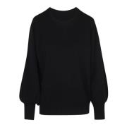 Wol Kasjmier Ronde Hals Trui Absolut Cashmere , Black , Dames