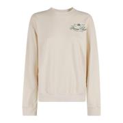 Crewneck Fitness Sweater Sporty & Rich , Beige , Dames