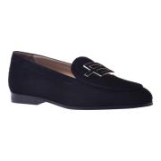 Loafers in black suede Baldinini , Black , Dames