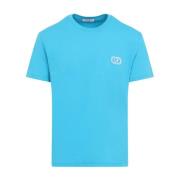 Blauw T-shirt voor mannen Valentino , Blue , Heren