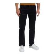 Zwarte Regular Fit Heren Jeans Lee , Black , Heren