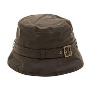 Groene Bucket Hoed Herfst Winter Barbour , Green , Unisex