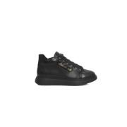 Platform Leren Sneakers voor Vrouwen Cerruti 1881 , Black , Dames