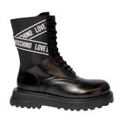 Lace-up Boots Love Moschino , Black , Dames