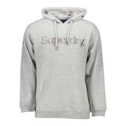 Grijze Crewneck Sweatshirt met lange mouwen Superdry , Gray , Heren