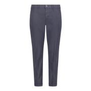 Authentieke stretch gabardine chino broek MAC , Blue , Dames