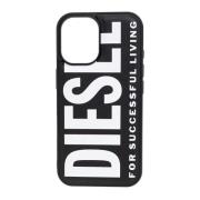 Hoes voor iPhone 16 Diesel , Black , Unisex