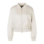 Stijlvolle Blouson Jas met Zakken Marc Cain , Beige , Dames