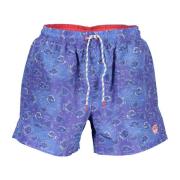 Paarse Zwembroek met Boxer Stijl North Sails , Purple , Heren