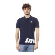 Polo Shirt met Korte Mouwen en Logo Invicta , Blue , Heren