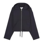 Hoodie met rits normaal Marc O'Polo , Blue , Dames