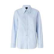 Blauw Oxford Overhemd Panoramisch Uitzicht Pinko , Blue , Dames