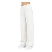 Sportieve witte joggers voor vrouwen Puma , White , Dames