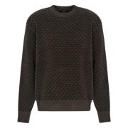 Olijf Pullover Trui Armani Exchange , Brown , Heren