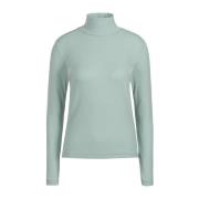 Basis Rolkraag Shirt Riani , Blue , Dames