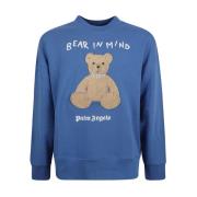 Bear in Mind Sweaters Palm Angels , Blue , Heren