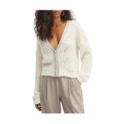 Witte Trendy Cardigan Sweater Liu Jo , White , Dames